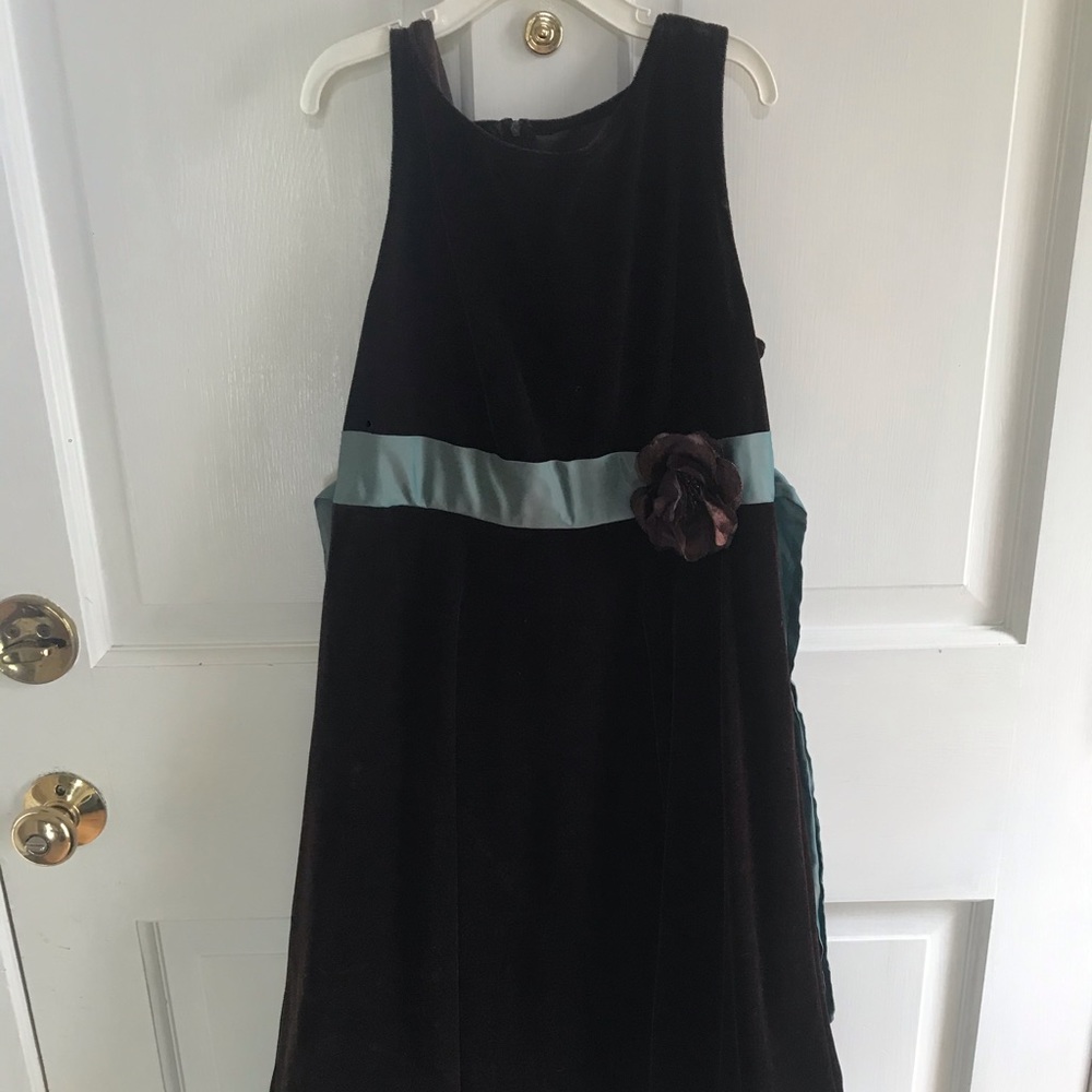 Brown Velour Dress, 14